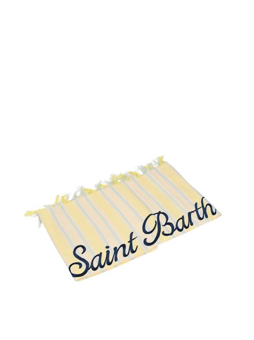 Telo mare Foutas light in cotone a righe Giallo Mc2 Saint Barth | FOUL00202600L